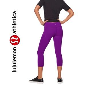 Lululemon wunder under crop III tender violet